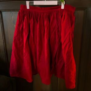 Vixen red circle skirt 2x